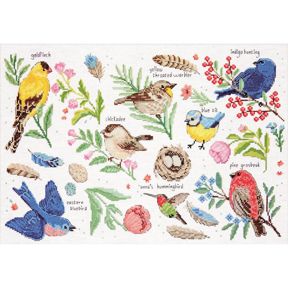 Bird Study Counted Cross Stitch Kit